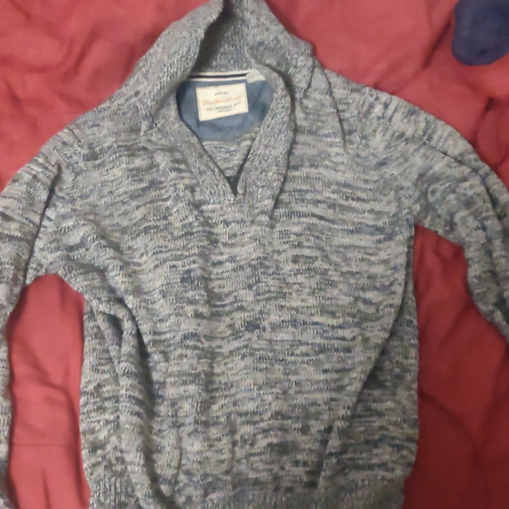 Weatherproof shaul collar sweater